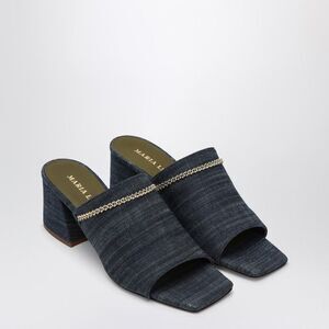 Maria Luca Women's Messalina Blue Denim Sandals